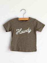 Load image into Gallery viewer, Howdy Script Baby & Kids Tri-Blend Tee