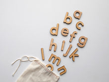 Load image into Gallery viewer, Wooden Alphabet Set • Wood Letters & Movable Alphabet in Maple