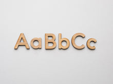 Load image into Gallery viewer, Wooden Alphabet Set • Wood Letters & Movable Alphabet in Maple