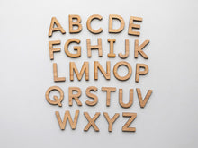 Load image into Gallery viewer, Wooden Alphabet Set • Wood Letters & Movable Alphabet in Maple