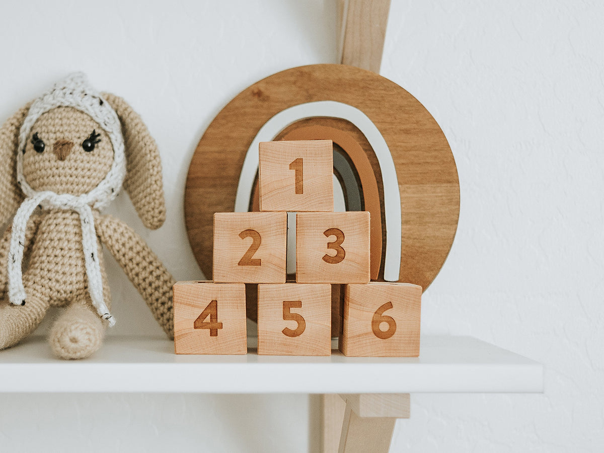 Wood Block Letters - Custom Baby Block Letters