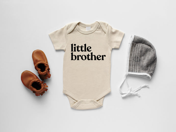 Little Brother Organic Baby Bodysuit