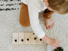 Load image into Gallery viewer, Wooden Ten Frame Board with Counting Pieces