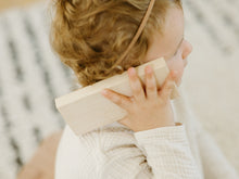 Load image into Gallery viewer, Custom Engraved Wooden Phone • Personalized Toy Smartphone
