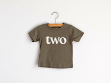Load image into Gallery viewer, Two Modern Birthday Shirt Kids Tee