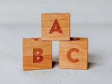 Load image into Gallery viewer, Modern Wooden Alphabet Blocks