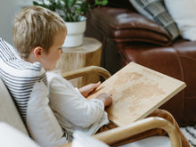 Load image into Gallery viewer, Wooden World Map & Display Stand