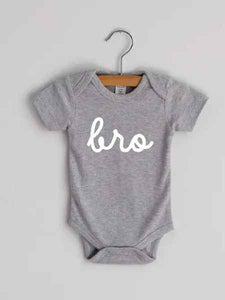 Bro Script Baby Bodysuit