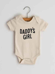 Daddy's Girl Organic Modern Baby Bodysuit