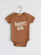 Load image into Gallery viewer, Daddy&#39;s Girl Organic Modern Baby Bodysuit