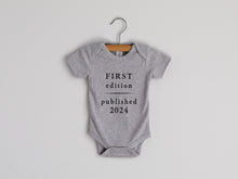 Load image into Gallery viewer, First Edition Published 2024 Baby Bodysuit