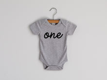 Load image into Gallery viewer, One First Birthday Baby Bodysuit