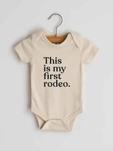 Load image into Gallery viewer, This Is My First Rodeo Modern Baby Bodysuit