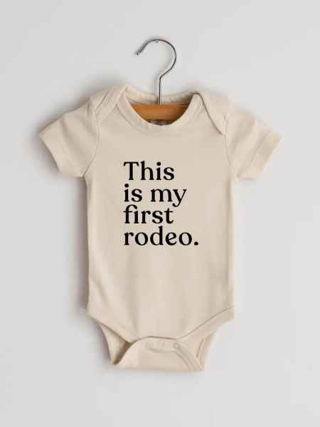 This Is My First Rodeo Modern Baby Bodysuit