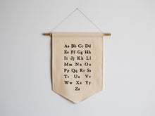 Load image into Gallery viewer, Schoolhouse Alphabet Canvas Banner