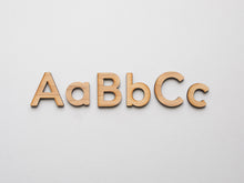 Load image into Gallery viewer, Wooden Alphabet Set • Wood Letters &amp; Movable Alphabet in Maple