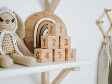 Load image into Gallery viewer, Modern Wooden Alphabet Blocks
