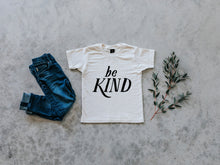 Load image into Gallery viewer, Be Kind Organic Kids Tee