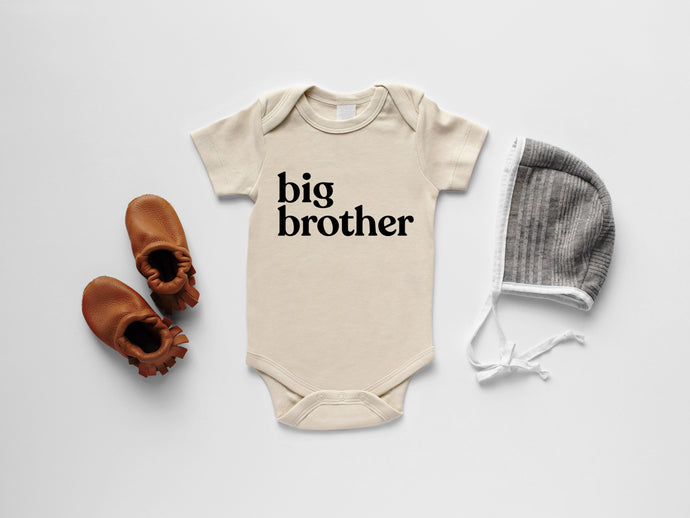 Big Brother Organic Baby Bodysuit • Final Sale