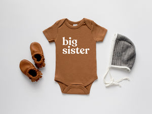 Big Sister Organic Baby Bodysuit