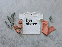 Load image into Gallery viewer, Big Sister Organic Baby &amp; Kids Tee