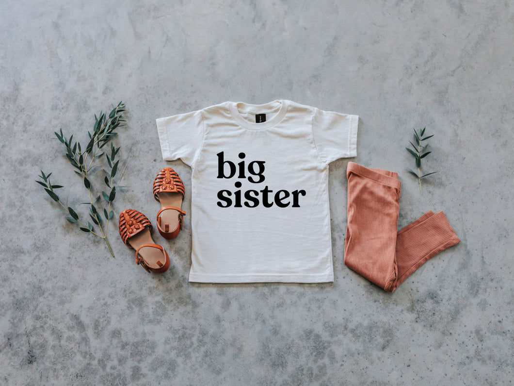 Big Sister Organic Baby & Kids Tee