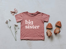 Load image into Gallery viewer, Big Sister Modern Baby and Kids Tee