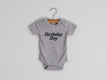 Load image into Gallery viewer, Birthday Boy Organic Baby Bodysuit