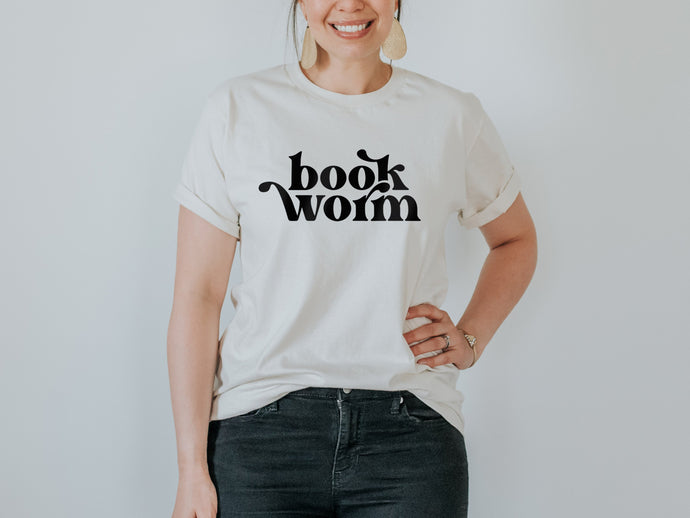 Bookworm Organic Adult Tee • Final Sale