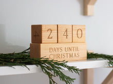 Load image into Gallery viewer, Christmas Countdown Wooden Blocks