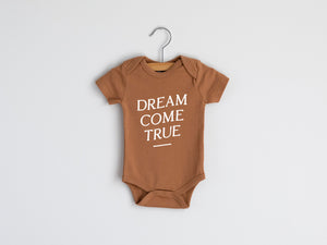 Dream Come True Organic Baby Bodysuit