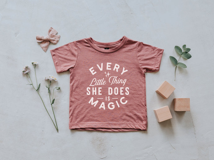 Every Little Thing She Does Is Magic Baby & Kids Tee • Final Sale