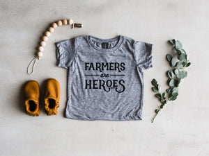 Farmers Are Heroes Baby & Kids Tee