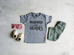 Farmers Are Heroes Baby & Kids Tee • Final Sale