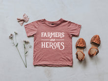 Load image into Gallery viewer, Farmers Are Heroes Baby &amp; Kids Tee