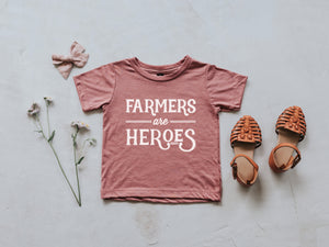 Farmers Are Heroes Baby & Kids Tee