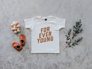 Forever Young Organic Baby & Kids Tee