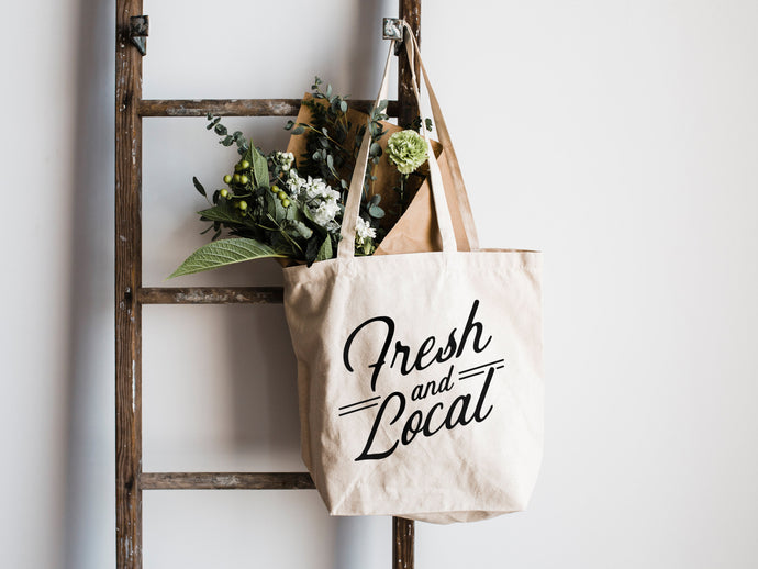Fresh and Local Canvas Tote Bag