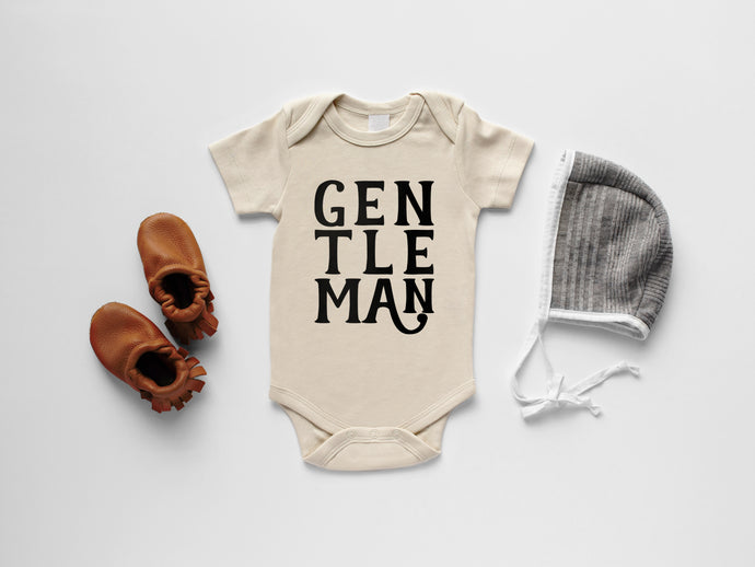 Gentleman Organic Baby Bodysuit