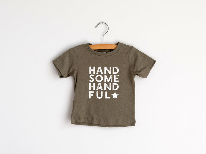 Handsome Handful Baby Tee • Final Sale