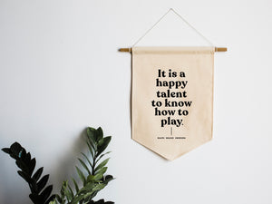 A Happy Talent Canvas Banner