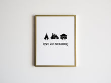 Load image into Gallery viewer, Love Your Neighbor Illustration Print