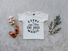 Load image into Gallery viewer, Every Little Thing She Does Is Magic Organic Baby Tee • Final Sale