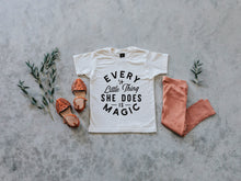Load image into Gallery viewer, Every Little Thing She Does Is Magic Organic Baby Tee • Final Sale