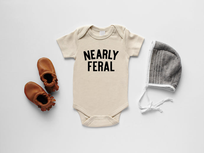 Nearly Feral Organic Baby Bodysuit