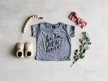 Load image into Gallery viewer, Hi I&#39;m New Here Baby Tee