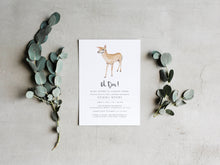 Load image into Gallery viewer, Oh Deer Baby Shower Invitation Printable