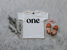 Load image into Gallery viewer, One Modern First Birthday Organic Baby Tee