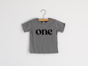One Modern First Birthday Tee • Final Sale
