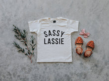 Load image into Gallery viewer, Sassy Lassie Organic Baby &amp; Kids Tee • Final Sale